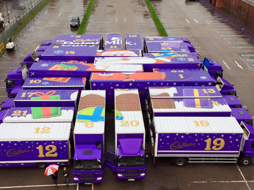 Branded multi-vehicle fleet from GRS Fleet Graphics portfolio.