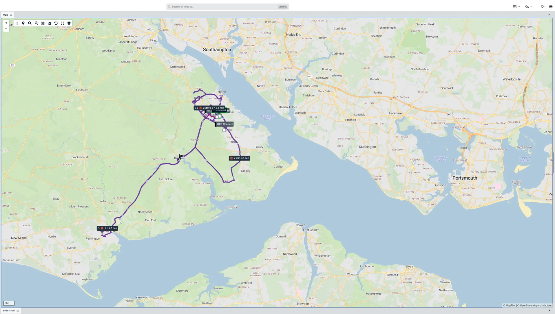 Desktop Dashboard - Fleet Tracking Interface